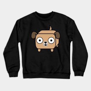 Pit Bull Loaf - Fawn Pitbull with Floppy Ears Crewneck Sweatshirt